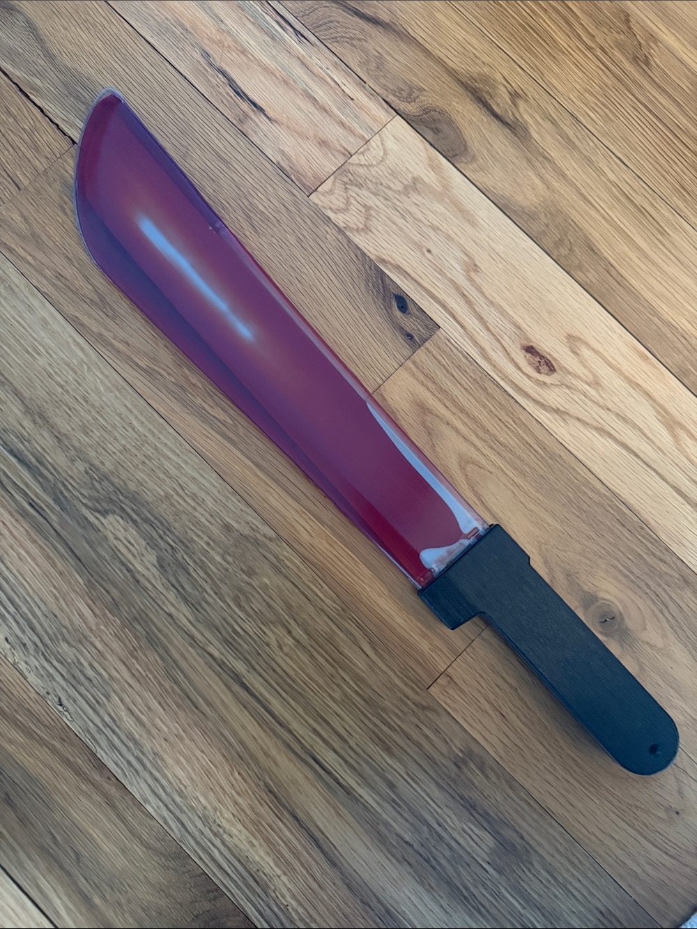 Halloween Costume Machete Red liquid movement
